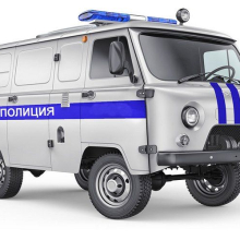Автомобиль дежурной части на базе автомобиля УАЗ 3909 (UAZ 3909)