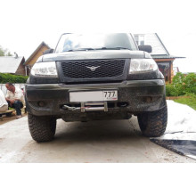 Скрытая установка лебедки на УАЗ Патриот