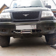 Скрытая установка лебедки на УАЗ Патриот