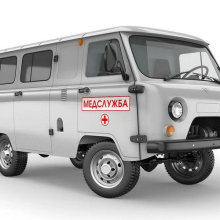 Санитарный полноприводный автомобиль УАЗ 29891